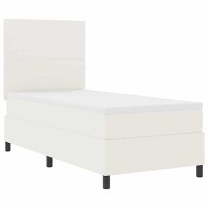 vidaXL B&auml;ddfj&auml;der Gr&auml;dde och vit 80 x 200 cm Kordread tyg