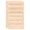 vidaXL Sk&aring;pluckor lamelldesign 2 st 99,3x59,4 cm massiv furu