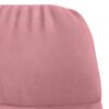 vidaXL Gungstol rosa sammet