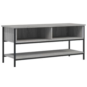 vidaXL Tv-b&auml;nk gr&aring; sonoma 100x35x45 cm konstruerat tr&auml;