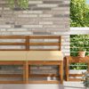 vidaXL Utomhus Soffa Kudde Beige 60 x 60 x 8 cm Polyester