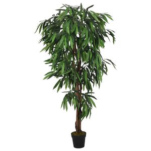 vidaXL Konstv&auml;xt mangotr&auml;d 600 blad 150 cm gr&ouml;n