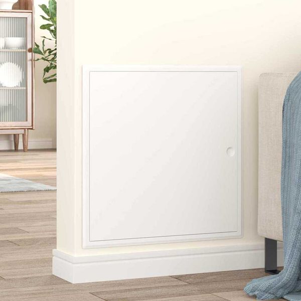 vidaXL &Aring;tkomstpanel Vit 63 x 33 x 3 cm St&aring;l