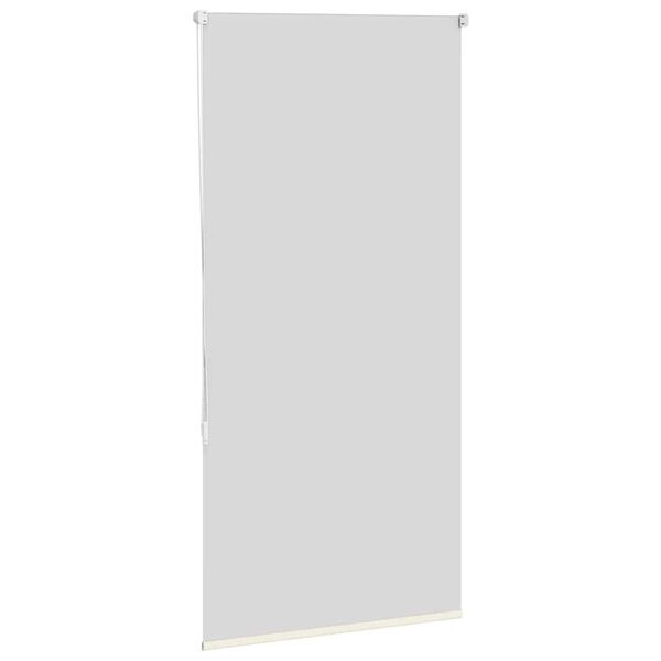 vidaXL Rullgardin m&ouml;rkl&auml;ggning naturvit 65x130 cm tyg bredd 60,7 cm
