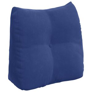 vidaXL Ryggkudde Polisbl&aring; 45 x 24 x 50 cm Sammet