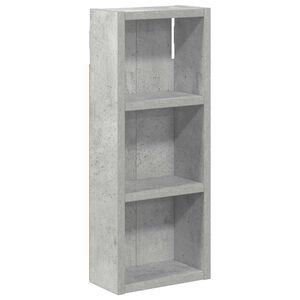 vidaXL Badrumsv&auml;ggsk&aring;p BetongGr&aring; 20 x 10 x 50 cm Konstruerat tr&auml;