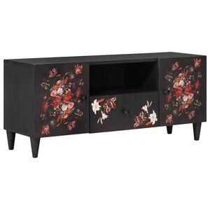 vidaXL Förvaringsskåp med låda Flerfärgsdesign 105 x 33,5 x 46 cm