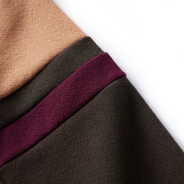 Tröja för barn mörk khaki och beige 128