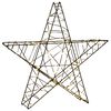 vidaXL 3D-julstj&auml;rna 120 LED-lampor Varmvit 55 x 53,5 x 10 cm