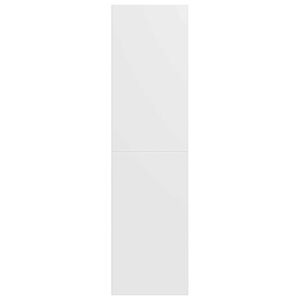 vidaXL Bokhylla/tv-b&auml;nk vit 36x30x143 cm konstruerat tr&auml;
