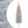 vidaXL Smal konstgjord julgran med julkulor 180 cm 300 LED-lampor