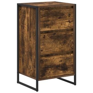 vidaXL Sideboard med l&aring;da R&ouml;kek 42 x 36 x 75.5 cm Konstruerat tr&auml;