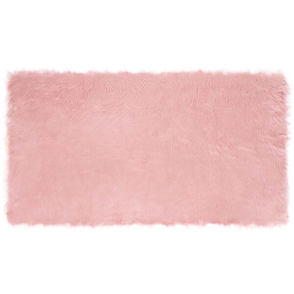 vidaXL Fusk Skinnmatta Tafalla Rosa 60 x 110 cm Polyester