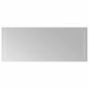 vidaXL LED Badrumsspegel Transparent 100 x 40 cm h&auml;rdat glas