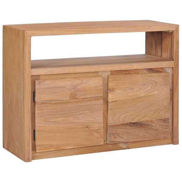 vidaXL Sk&auml;nk 80x30x60 cm massiv teak