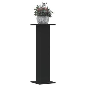 vidaXL V&auml;xtst&auml;ll 2 st svart 30x30x95 cm konstruerat tr&auml;