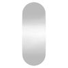 vidaXL V&auml;ggspegel 15x40 cm glas oval