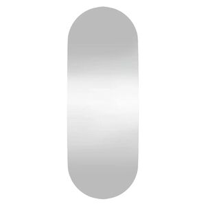 vidaXL V&auml;ggspegel 15x40 cm glas oval