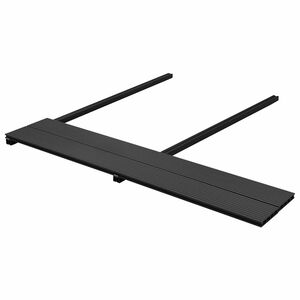 vidaXL D&auml;ckbr&auml;da 60 st Svart WPC