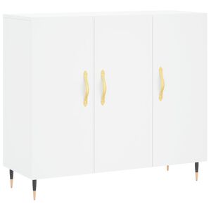 vidaXL Sk&auml;nk vit 90x34x80 cm konstruerat tr&auml;