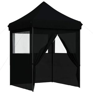vidaXL Partyt&auml;lt 200 x 200 x 306 cm Svart Oxford Tyg