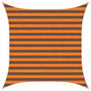 vidaXL Solskugge segel Orange och Brunt 2 x 2 m 100% polyester oxford