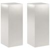 vidaXL V&auml;xtst&auml;ll 2 pcs Silver 40 x 40 x 100 cm St&aring;l