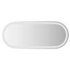 vidaXL Badrumsspegel LED 90x40 cm oval