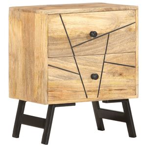 vidaXL S&auml;ngbord 40x30x50 cm massivt mangotr&auml;