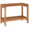 vidaXL Sidobord f&ouml;r badrum 60x30x45 cm massiv teak