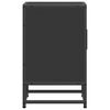 vidaXL Sängbord 2 st svart 40x31x50 cm konstruerat trä och metall