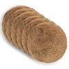 vidaXL Kudd&ouml;verdrag 6 st HEERLEN Taupe Diam. 60 cm PV Fleece