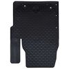 vidaXL Bilmatta 3 pcs Svart passar f&ouml;r TRANSIT CUSTOM 2023- Gummi