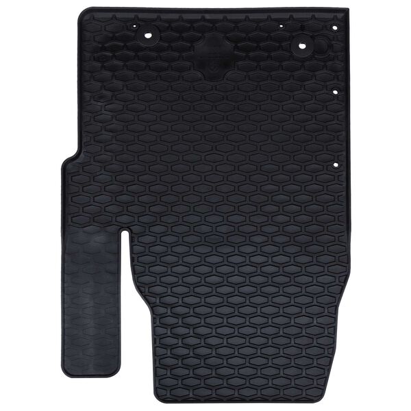 vidaXL Bilmatta 3 pcs Svart passar f&ouml;r TRANSIT CUSTOM 2023- Gummi