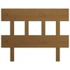 vidaXL S&auml;nggavel honungsbrun 103,5x3x81 cm massiv furu