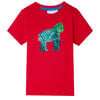 vidaXL T-shirt f&ouml;r barn r&ouml;d 140