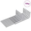 vidaXL Sexkantnyckel 4675 pcs Silver 20 x 52 mm St&aring;l