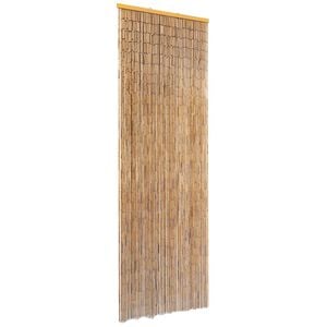 vidaXL Insektsd&ouml;rrdraperi f&ouml;r husbil i bambu 56x185 cm