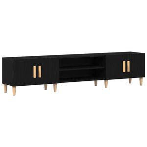vidaXL TV-sk&aring;p Svart Ek 180 x 31,5 x 40 cm Konstruerat tr&auml;