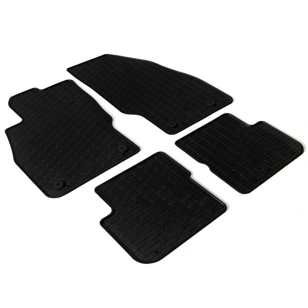 vidaXL Bilmattor set gummi 4 delar f&ouml;r Mercedes C63 AMG Combi C-Klass