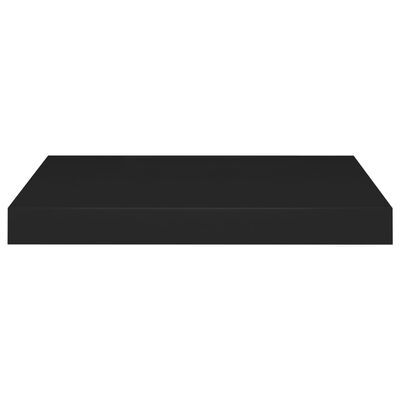 vidaXL Svävande vägghylla svart 40x23x3,8 cm MDF