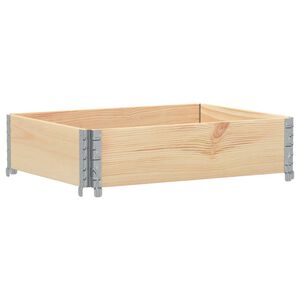 vidaXL Odlingsl&aring;da 80x60 cm massivt furutr&auml;