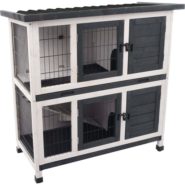 FLAMINGO Kaninbur Combi rustik 100x50x102cm