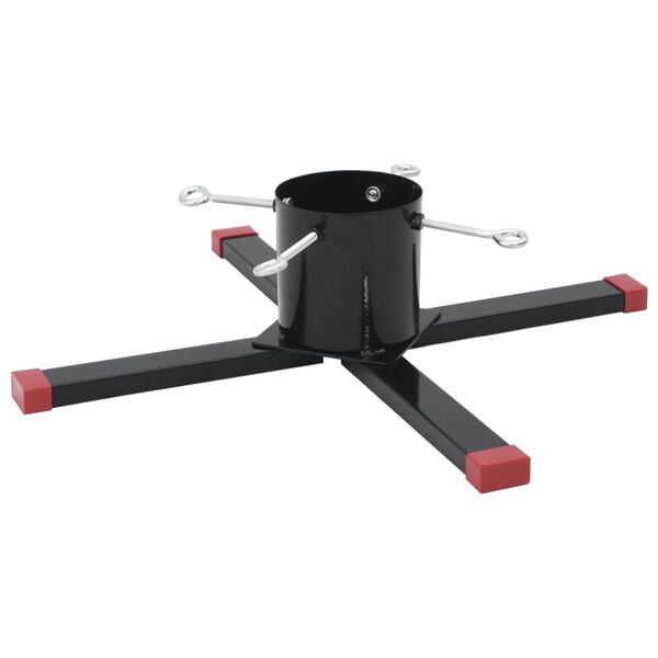 vidaXL Julgransfot svart 61x61x15,5 cm