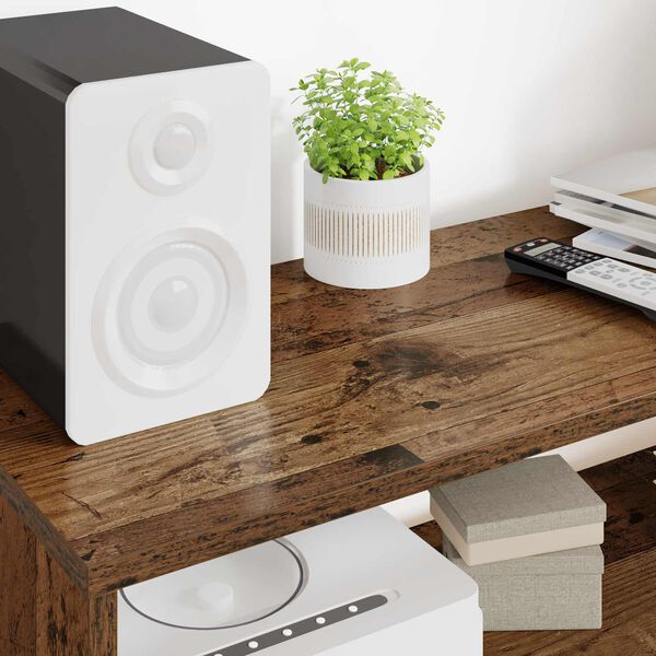 vidaXL TV-sk&aring;p Gammalt tr&auml; 100 x 30 x 40 cm Konstruerat tr&auml;