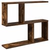 vidaXL V&auml;gg hylla R&ouml;kt ek 60 x 12 x 50,5 cm Konstruerat tr&auml;