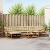 vidaXL Utomhussoffset 19 pcs Naturlig och Beige Massivt Akaciatr&auml;