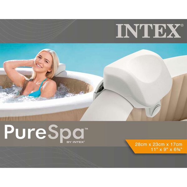 Intex Nackst&ouml;d till PureSpa premium vit 28x23x17 cm skum