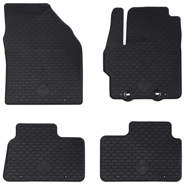 vidaXL Bilmatta 4 pcs Svart Passar Toyota AYGO X 2022- Gummi
