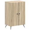 vidaXL Skosk&aring;p BREDA 59,5 x 39,5 x 90 cm Konstruerat tr&auml; Sonoma-ek